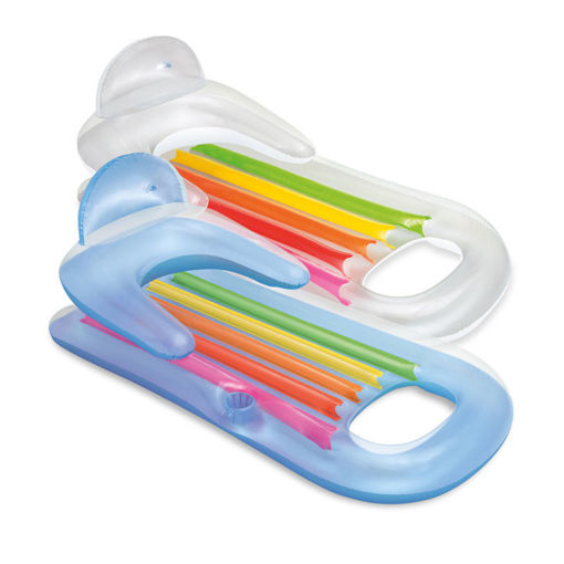 Εικόνα για Φουσκωτή Πολυθρόνα Intex King Kool Lounger 160cm - Premium Στρώμα Πισίνας με Μπράτσα & Ποτηροθήκη 58802