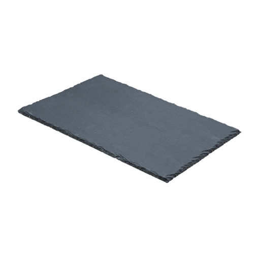 Εικόνα για Πλατώ Σερβιρίσματος Σχιστόλιθου Estia 30x20cm - Ορθογώνιο Πέτρινο Πλατώ Estia 07-30988