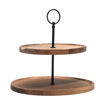 Εικόνα για Δίσκος Σερβιρίσματος Allure 2 Επιπέδων - Ξύλο Ακακίας με Μεταλλικό Σκελετό 25x25cm Estia 01-30933