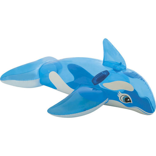 Εικόνα για Intex Lil' Whale Ride-On Φουσκωτή Φάλαινα 152x114cm | Θαλάσσιο Παιχνίδι με Χερούλια 58523