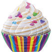 Εικόνα για Intex Vanilla Cupcake Mat Φουσκωτό Στρώμα 132x127x23cm | Ρεαλιστικό Μάφιν Design | 14+ ετών 58770