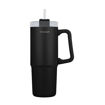 Εικόνα για Θερμός Straw Tumbler Homely 900ml Midnight Black - Ανοξείδωτος με Καλαμάκι & Λαβή 12h Κρύο Estia 01-34498