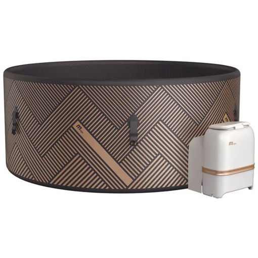 Εικόνα για MSpa MONO - Φορητό Υδρομασάζ Πολυτελείας 6+2 Ατόμων με Χρυσές Λεπτομέρειες 105800