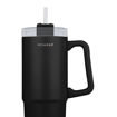 Εικόνα για Θερμός Straw Tumbler Homely 900ml Midnight Black - Ανοξείδωτος με Καλαμάκι & Λαβή 12h Κρύο Estia 01-34498