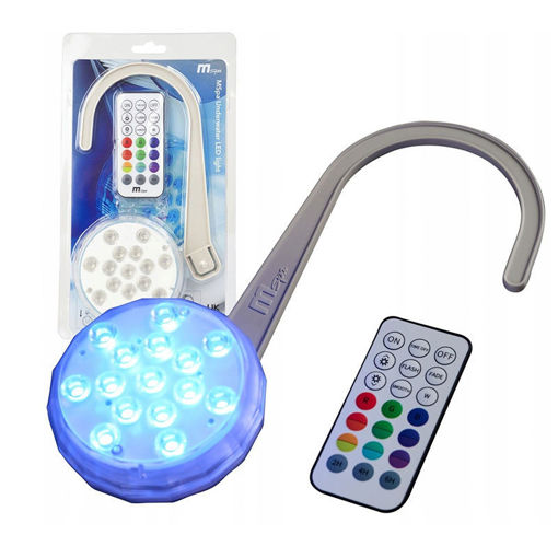 Εικόνα για MSpa Υποβρύχιο LED Φως με Τηλεχειριστήριο - 16 Χρώματα IP68