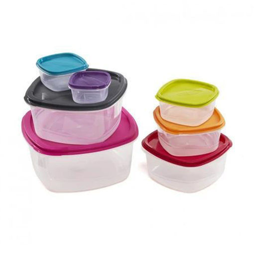 Εικόνα για Δοχεία Αποθήκευσης πλαστικά Σετ 7 τεμαχίων Vanora