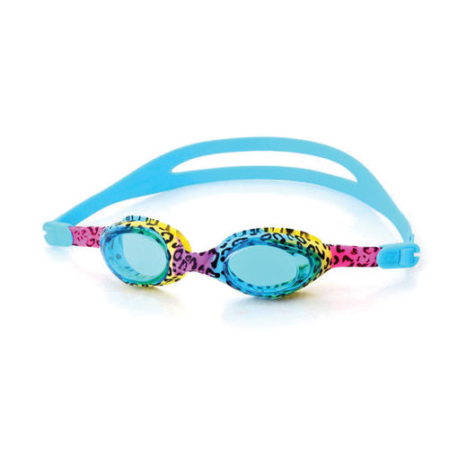 Εικόνα για VAQUITA Fashion Γυαλιά Κολύμβησης Παιδικά - Ρυθμιζόμενα με Σιλικόνη Μπλε Leopard 66514