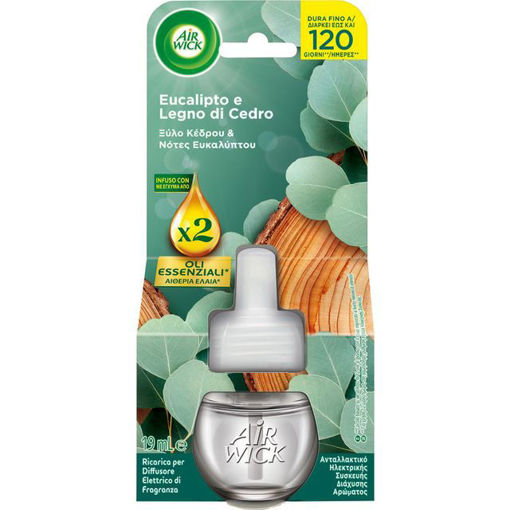 Εικόνα για Ανταλλακτικό Αρωματικό Χώρου Airwick με Φυσικά Αιθέρια Έλαια - Ξύλο Κέδρου και Νότες Ευκάλυπτου 19ml