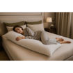 Εικόνα για Μαξιλάρι Σώματος Body Pillow 160x50cm Λευκό - Εγκυμοσύνης Θηλασμού & Ύπνου Microfiber