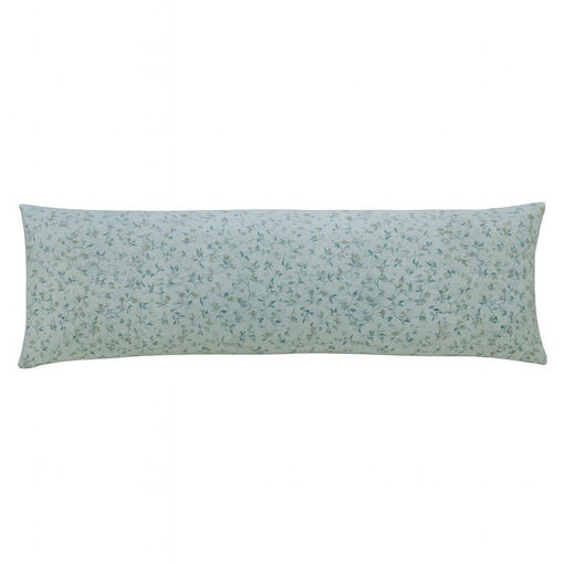 Εικόνα για Μαξιλάρι Σώματος Body Pillow 160x50cm Μπλε Φλοράλ - Εγκυμοσύνης Θηλασμού & Ύπνου Microfiber