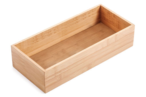 Εικόνα για Κουτί Οργάνωσης Bamboo Essentials 37x26x8.3cm Στοιβαζόμενο - Χαμηλό Κουτί Αποθήκευσης Bamboo Estia 02-31428
