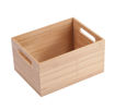 Εικόνα για Κουτί Οργάνωσης Bamboo Essentials με Λαβές 26x18.5x16.5cm Στοιβαζόμενο - Αποθήκευση Bamboo Estia 02-31435