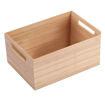 Εικόνα για Κουτί Οργάνωσης Bamboo Essentials με Λαβές 37x26x16.5cm Στοιβαζόμενο - Αποθήκευση Bamboo Estia 02-31442
