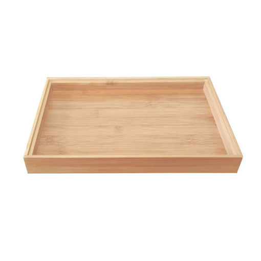 Εικόνα για Καπάκι Bamboo Essentials για Κουτί Αποθήκευσης 37x26x2cm - 100% Φυσικό Bamboo Estia 02-31404