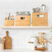 Εικόνα για Κουτί Οργάνωσης Bamboo Essentials με Λαβές 37x26x16.5cm Στοιβαζόμενο - Αποθήκευση Bamboo Estia 02-31442