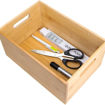 Εικόνα για Κουτί Οργάνωσης Bamboo Essentials με Λαβές 37x26x16.5cm Στοιβαζόμενο - Αποθήκευση Bamboo Estia 02-31442