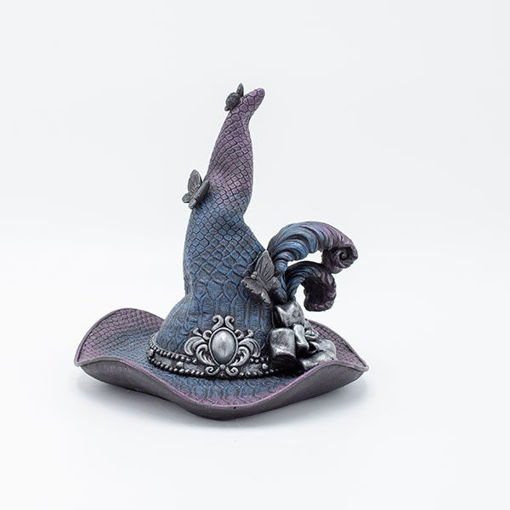 Εικόνα για Καπέλο Μάγισσας Resin με Αγκράφα Halloween 18.3x16.5x18.8cm - Μαύρο 600-47873