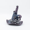 Εικόνα για Καπέλο Μάγισσας Resin με Αγκράφα Halloween 18.3x16.5x18.8cm - Μαύρο 600-47873