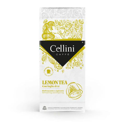 Εικόνα για Cellini Lemon Tea Μαύρο Τσάι με Λεμόνι - 10 Κάψουλες Συμβατές με Nespresso