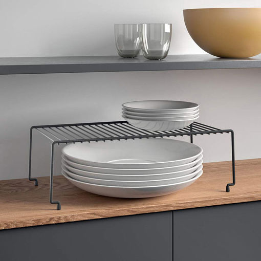 Εικόνα για Ράφι Στοιβαζόμενο Brooklyn Lava Metaltex - Μαύρο 47x23x15cm - 361303