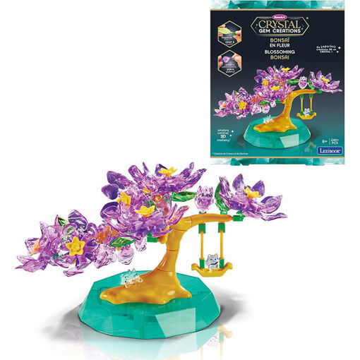 Εικόνα για Lexibook RoseArt Crystal Gem Blossoming Bonsai DIY Κρυστάλλινο Δέντρο Κερασιάς 8+ Ετών CRSS58