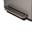 Εικόνα για Κάδος Απορριμμάτων Flatop Soft Close 50L Ματ Ινοξ - Ανοξείδωτο Ατσάλι Estia 01-31954