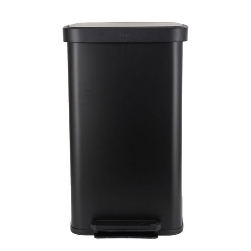 Εικόνα για Κάδος Απορριμμάτων Flatop Soft Close 70L Μαύρος Ματ - Ανοξείδωτο Ατσάλι Estia 01-31985