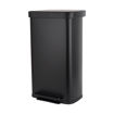 Εικόνα για Κάδος Απορριμμάτων Flatop Soft Close 70L Μαύρος Ματ - Ανοξείδωτο Ατσάλι Estia 01-31985