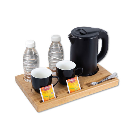 Εικόνα για Ξενοδοχειακό Σετ Καλωσορίσματος Primo PRWT-50085 με Βραστήρα Cool Touch 0.8L 1200W και Ξύλινη Βάση Bamboo