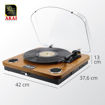 Εικόνα για AKAI ATT-11BTN Ξύλινο Πικάπ Retro με Bluetooth IN/OUT & USB Recording - Vinyl to Digital