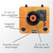 Εικόνα για AKAI ATT-11BTN Ξύλινο Πικάπ Retro με Bluetooth IN/OUT & USB Recording - Vinyl to Digital