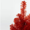 Εικόνα για Κόκκινο Χριστουγεννιάτικο Δέντρο 60cm - 70 Κλαδιά PVC Modern Design Eurolamp Magic Christmas 600-30129