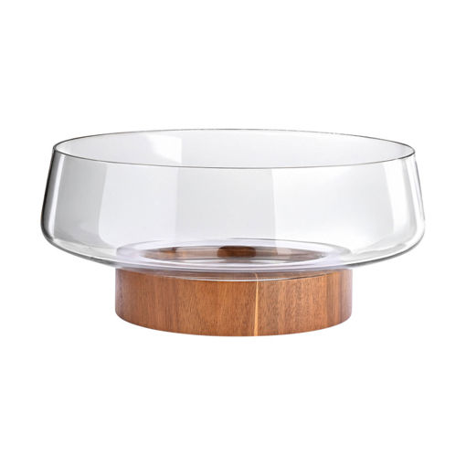 Εικόνα για Σαλατιέρα Allure με Ξύλινη Βάση από Ακακία 26cm Estia 01-36614