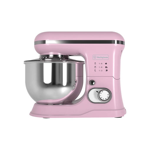 Εικόνα για Westinghouse WKSMXR498PK Κουζινομηχανή Retro 1200W 5L Ροζ με 3 Εξαρτήματα