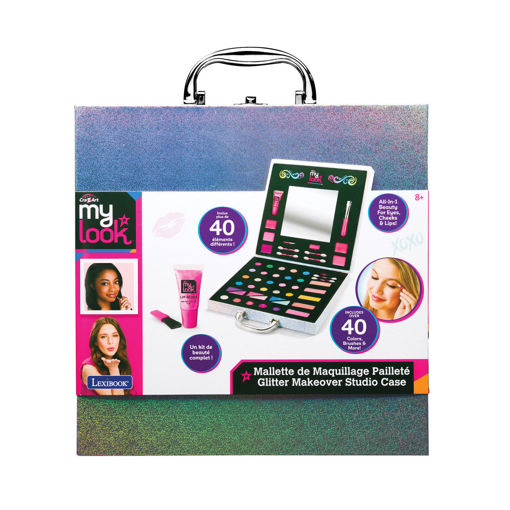 Εικόνα για Cra-Z-Art My Look Glitter Makeover Studio 40+ Προϊόντα Μακιγιάζ με Καθρέφτη 8+ Ετών CRSS23