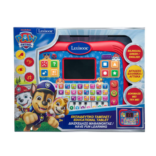 Εικόνα για Lexibook Paw Patrol Εκπαιδευτικό Δίγλωσσο Tablet με Οθόνη & Πιάνο – 3+ Ετών  JCPAD007PAi8