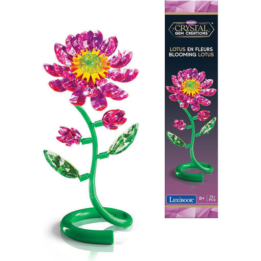 Εικόνα για Lexibook Crystal Gem Creations - Κρυστάλλινος Λωτός DIY με Gems και Αυτοκόλλητα 75+ Τεμάχια Lexibook CRSS61
