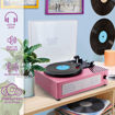 Εικόνα για Barbie Vinyl Player Lisciani – Πικάπ 3 Ταχυτήτων με Bluetooth & Built-in Speakers | Ροζ Ξύλινο  113637