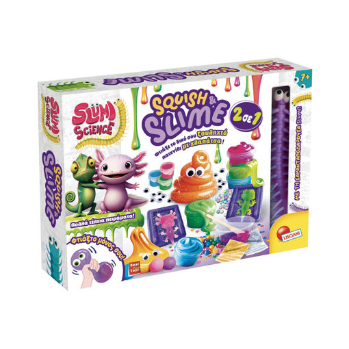 Εικόνα για Lisciani Slumi Science Squish & Slime 2 σε 1 – DIY Squishy & Slime Kit με Πειράματα | 7+ Ετών  110360