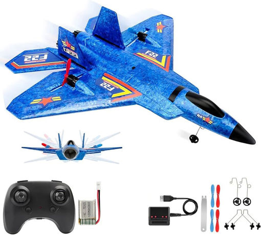 Εικόνα για Τηλεκατευθυνόμενο Μαχητικό F22 Raptor RC Jet 2.4GHz FX620 | Γυροσκόπιο | Φώτα | RTF | 8+