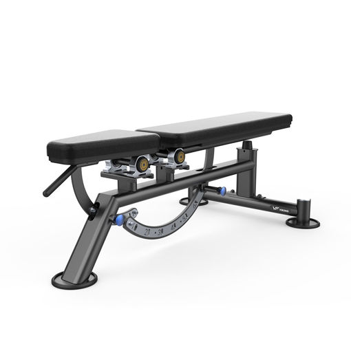 Εικόνα για Viking Black Line H-2039 Super Bench Ρυθμιζόμενος Πάγκος Γυμναστικής Επαγγελματικός 106559