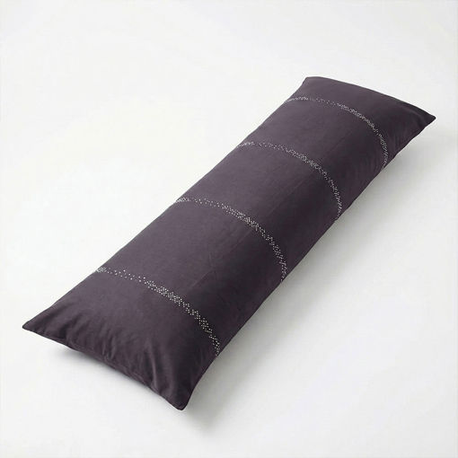 Εικόνα για Μαξιλαροθήκη με Φερμουάρ για Μαξιλάρι Σώματος Body Pillow Γκρι 50x160cm Cotton Mix