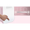 Εικόνα για ELLE HOME Mini Cooler 8L με Καθρέφτη LED - Ψυγείο Καλλυντικών 42W Ροζ