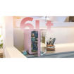 Εικόνα για ELLE HOME Mini Cooler 6L με Καθρέφτη LED - Ψυγείο Καλλυντικών 56W Ροζ