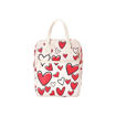 Εικόνα για Τσάντα Φαγητού Save the Aegean Ισοθερμική 7lt - Red Valentine με Καρδιές, PVC Leather Estia 01-38359