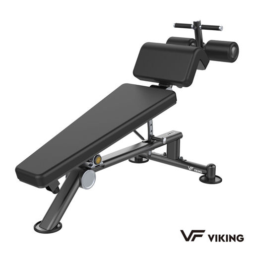 Εικόνα για Viking Black Line H-37 – Επαγγελματικός Ρυθμιζόμενος Πάγκος Κοιλιακών