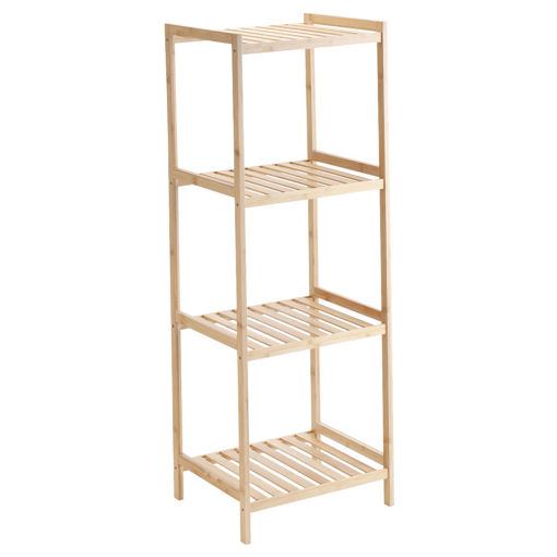Εικόνα για Ραφιέρα Δαπέδου με 4 Ράφια – 35x30x100cm Estia Bamboo Essentials 02-37819