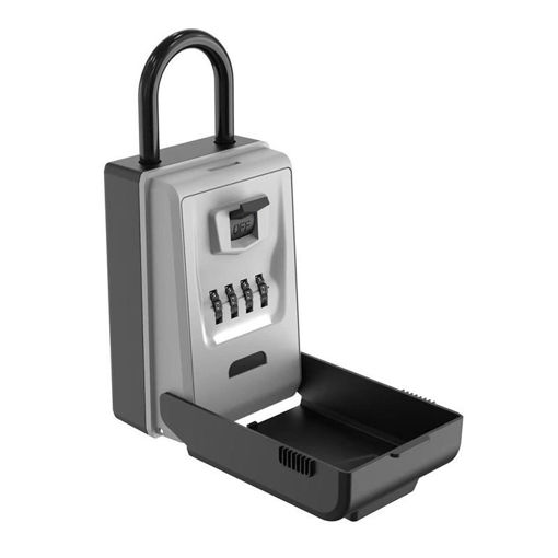 Εικόνα για C-TECH Κλειδοθήκη με Λαιμό CTL-0024 με Κωδικό 4 Ψηφίων & LED | Κρέμεται σε Κάγκελα & Πόμολα
