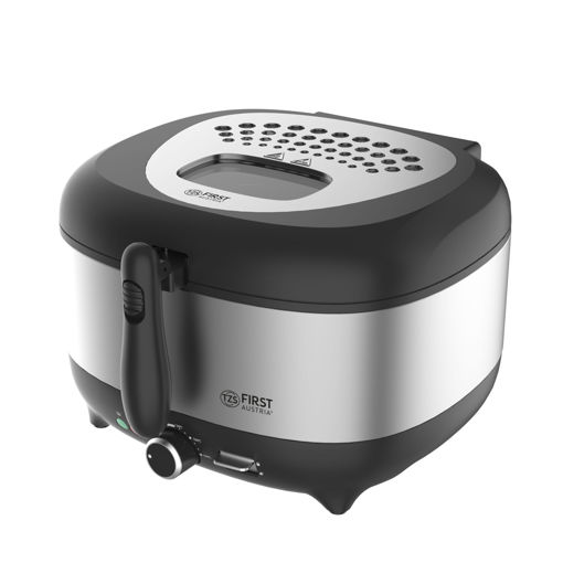 Εικόνα για First Austria FA-5058-4 Φριτέζα 3,5L 1800W με Παράθυρο Ελέγχου & Αφαιρούμενο Δοχείο Λαδιού – Μαύρο/Inox