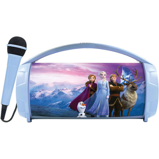 Εικόνα για Lexibook Disney Frozen BTP585FZZ - Ασύρματο Bluetooth Ηχείο με LED Φώτα & Μικρόφωνο Karaoke για Παιδιά